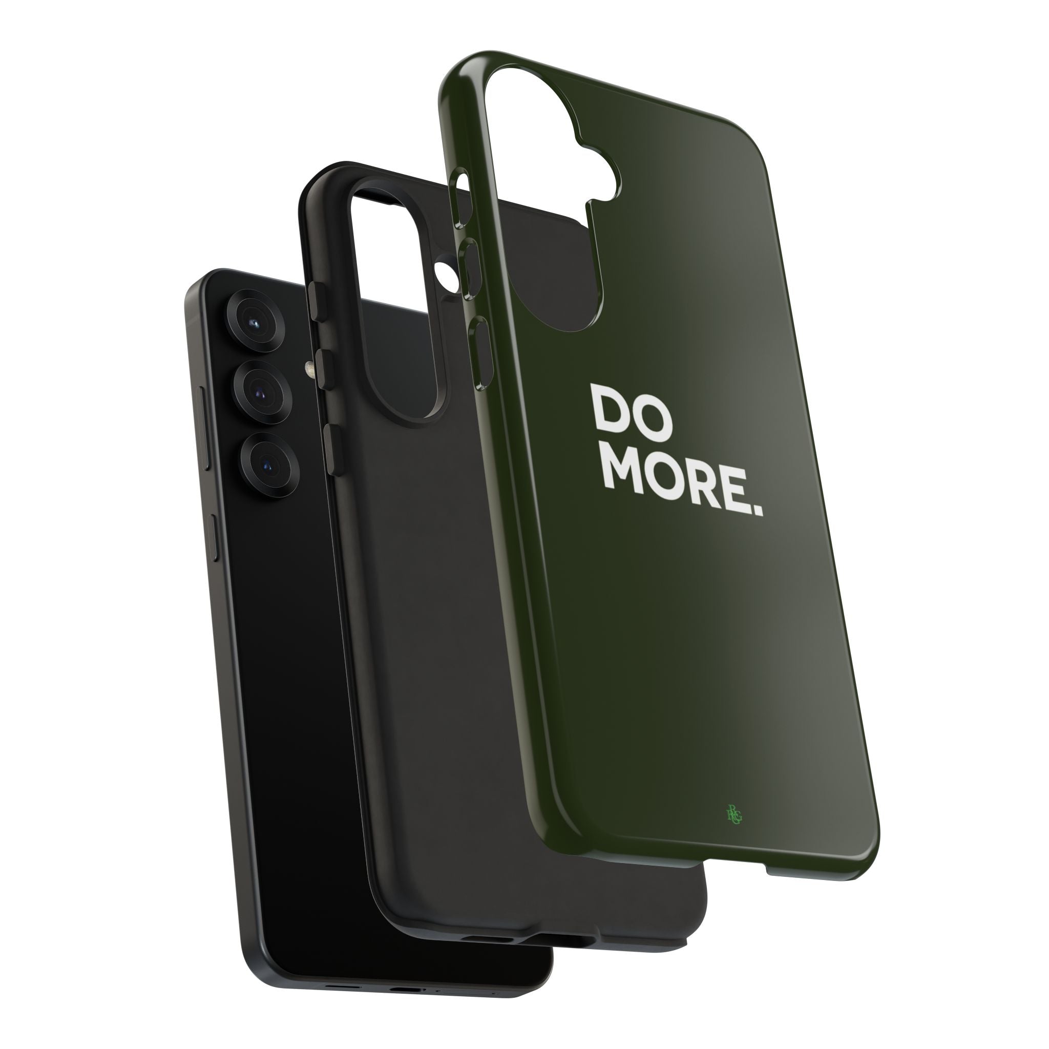 Olive Green Do More Tough Phone Case for iPhone, Galaxy, or Google Pixel