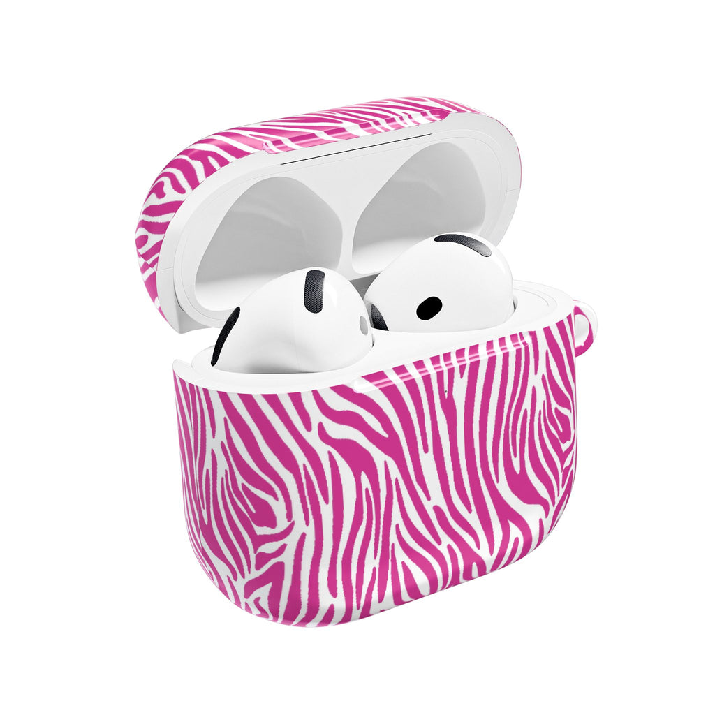 Pink Zebra AirPod Cases
