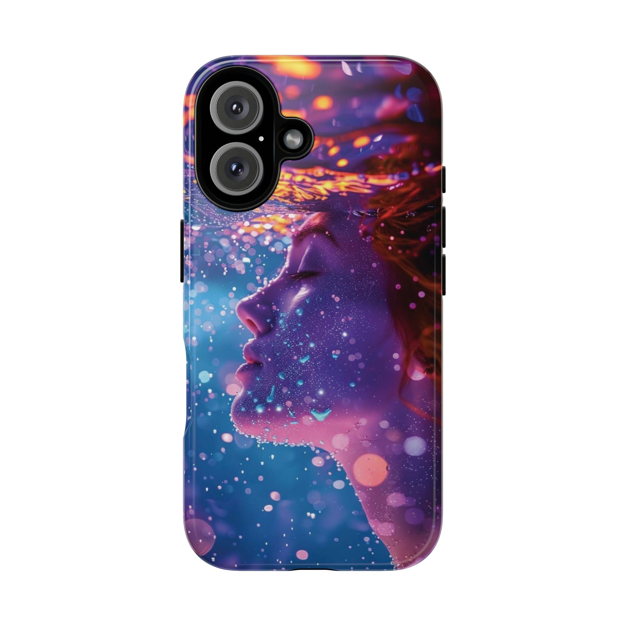 Meditating Underwater Tough Phone Case for iPhone, Galaxy, or Google Pixel