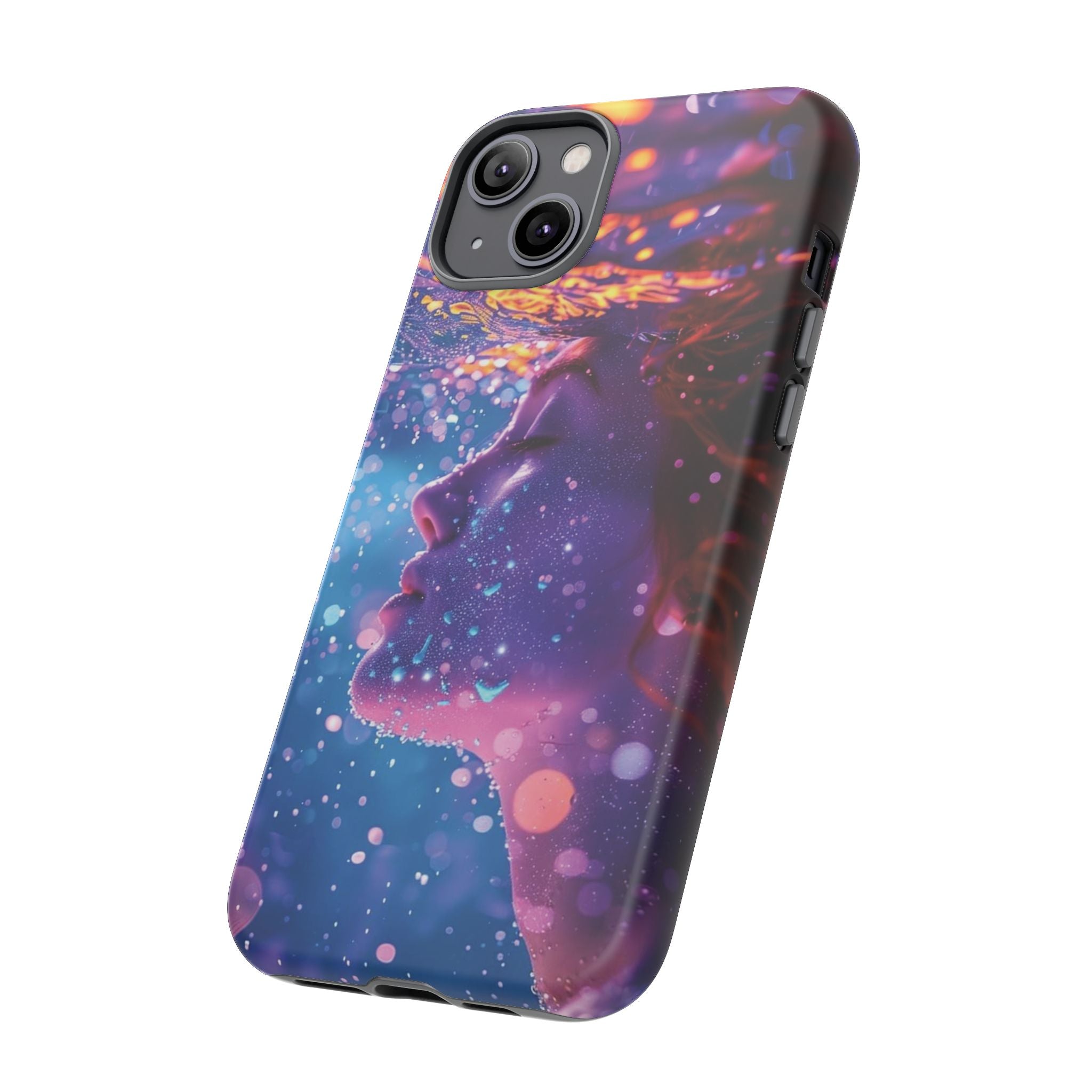 Meditating Underwater Tough Phone Case for iPhone, Galaxy, or Google Pixel