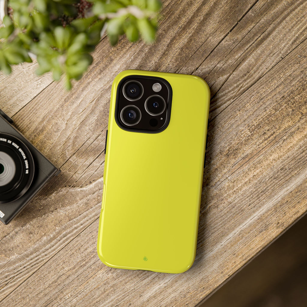 Yellow RG Tough Phone Case for iPhone, Galaxy, or Google Pixel