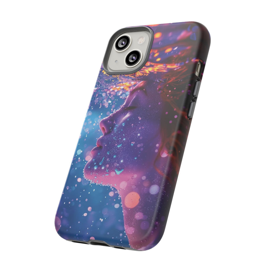 Meditating Underwater Tough Phone Case for iPhone, Galaxy, or Google Pixel