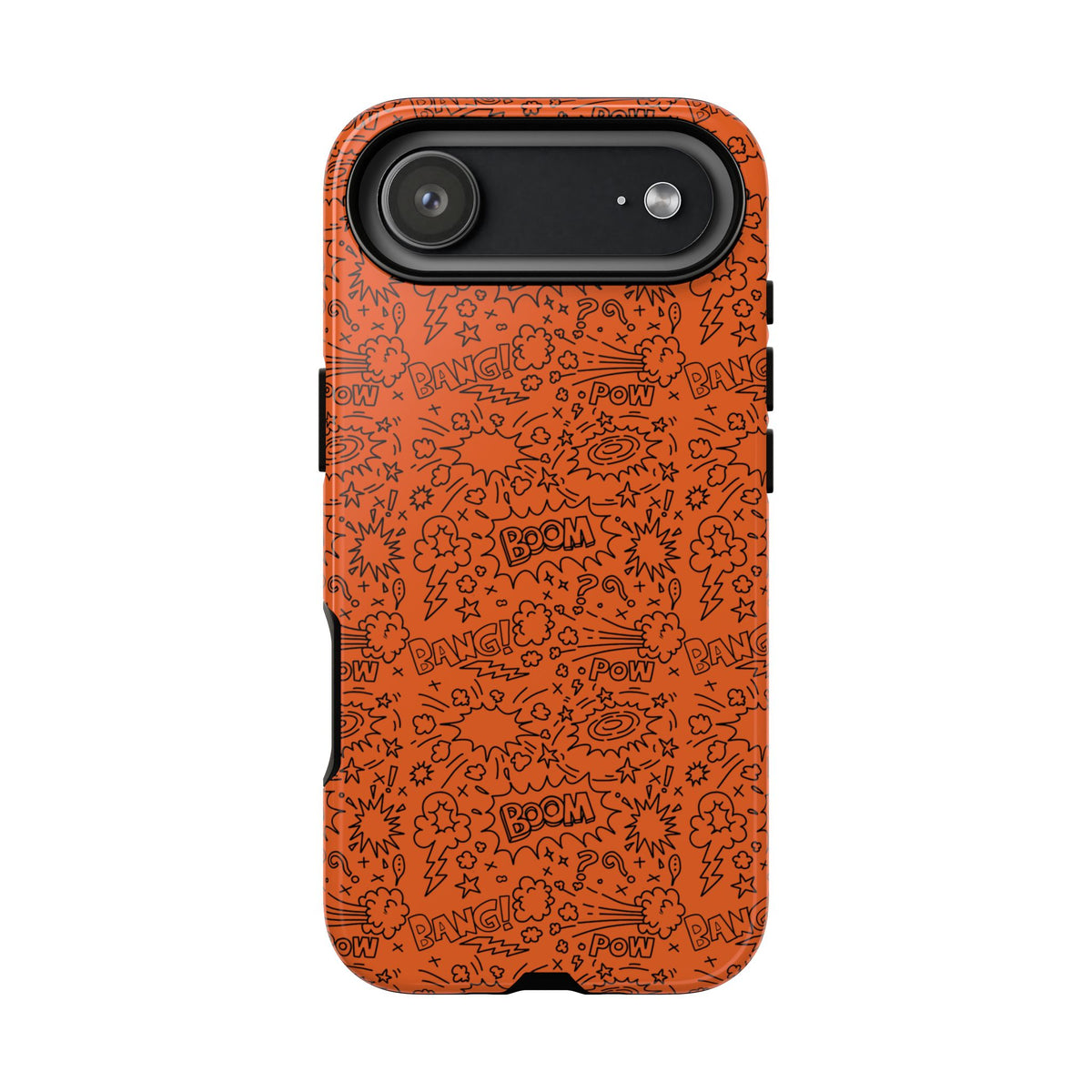 Wow Orange Tough Case for iPhone, Galaxy, or Google Pixel