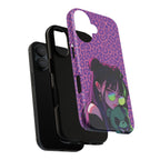 Purple Pink Leopard Kz iPhone, Galaxy and Google Tough Cases
