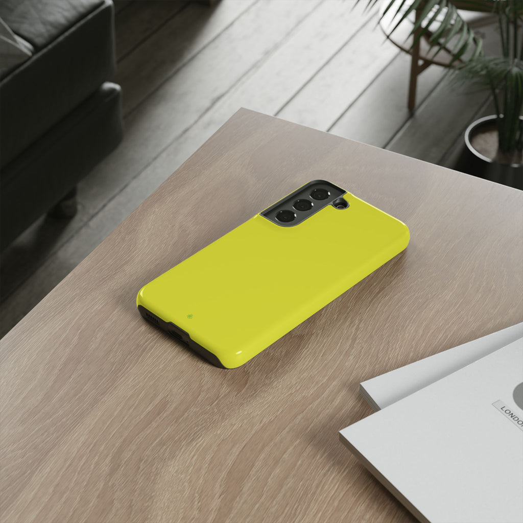 Yellow RG Tough Phone Case for iPhone, Galaxy, or Google Pixel