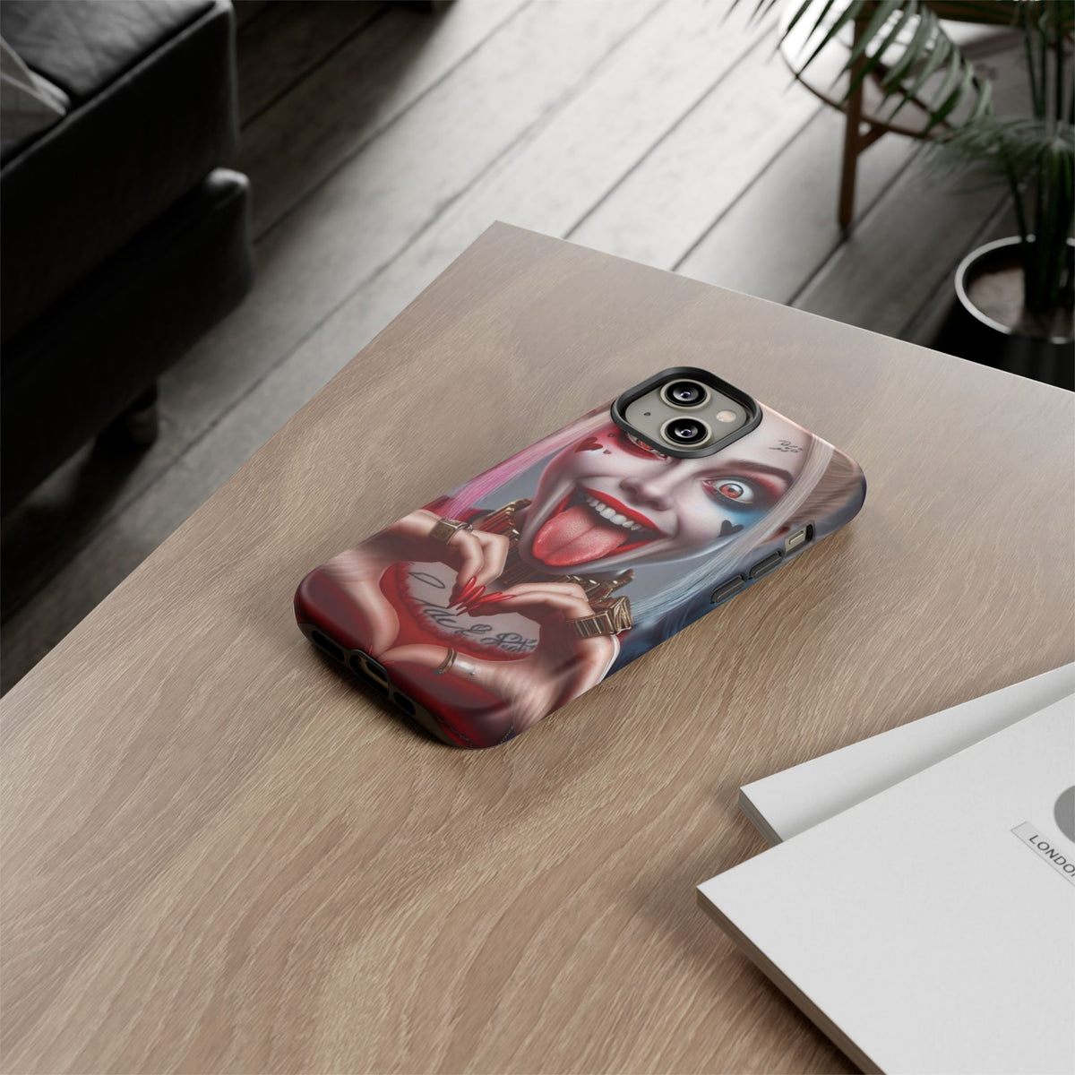 Harley Quinn Tough Phone Case for iPhone, Galaxy, or Google Pixel