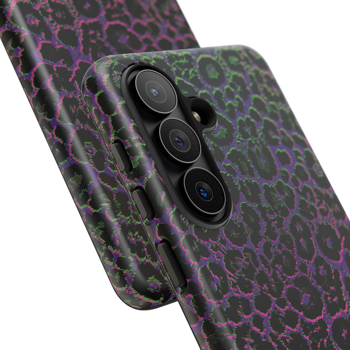 Colorful Leopard Tough Phone Case for iPhone, Galaxy, or Google Pixel