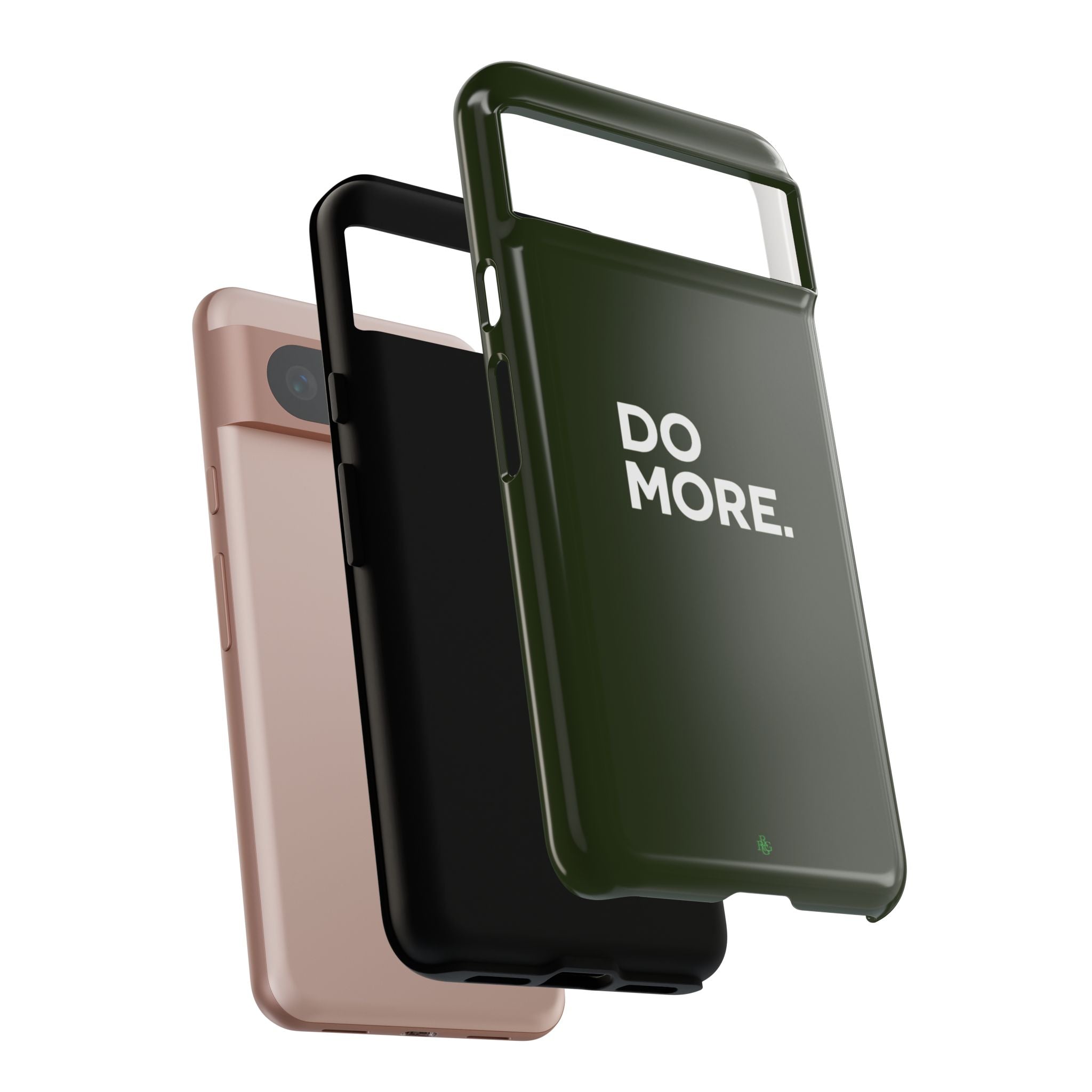Olive Green Do More Tough Phone Case for iPhone, Galaxy, or Google Pixel