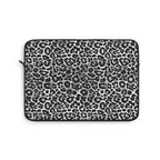 Black and White Leopard Print 13" Laptop Sleeve