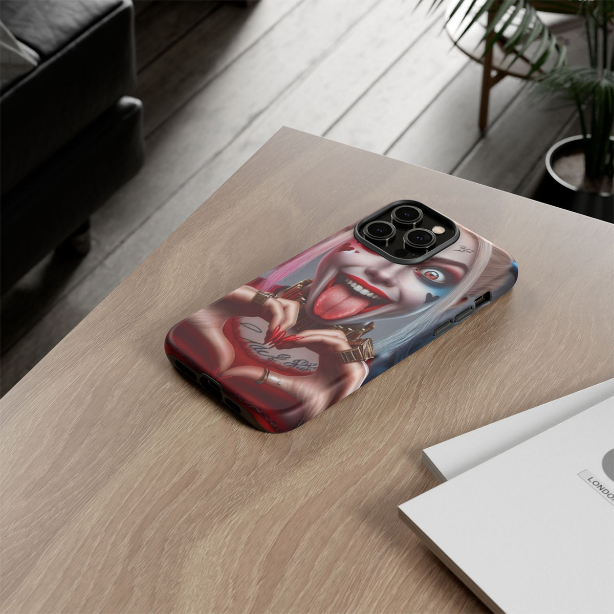 Harley Quinn Tough Phone Case for iPhone, Galaxy, or Google Pixel