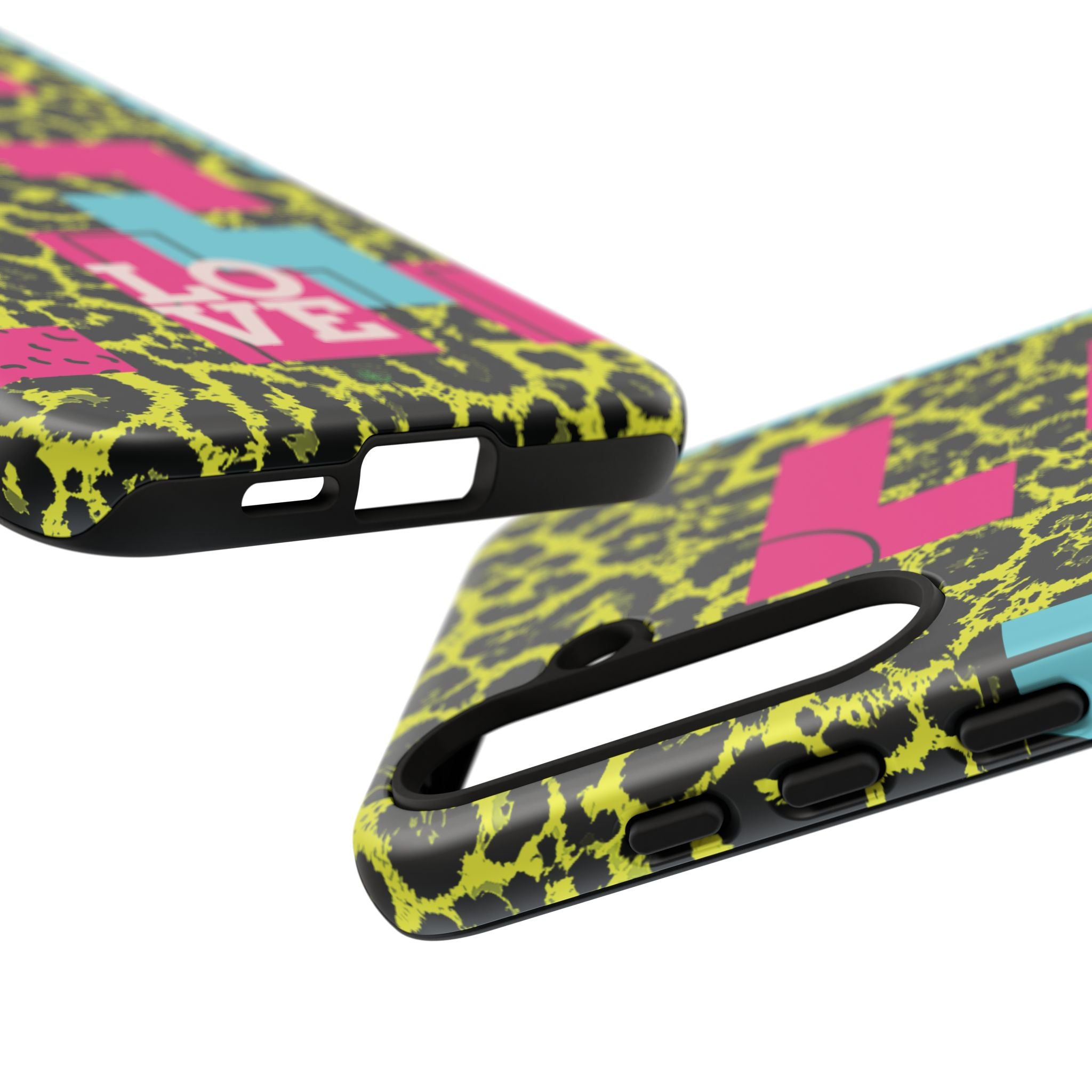 LOVE Neon Yellow RG Phone Case iPhone, Galaxy and Google Tough Cases