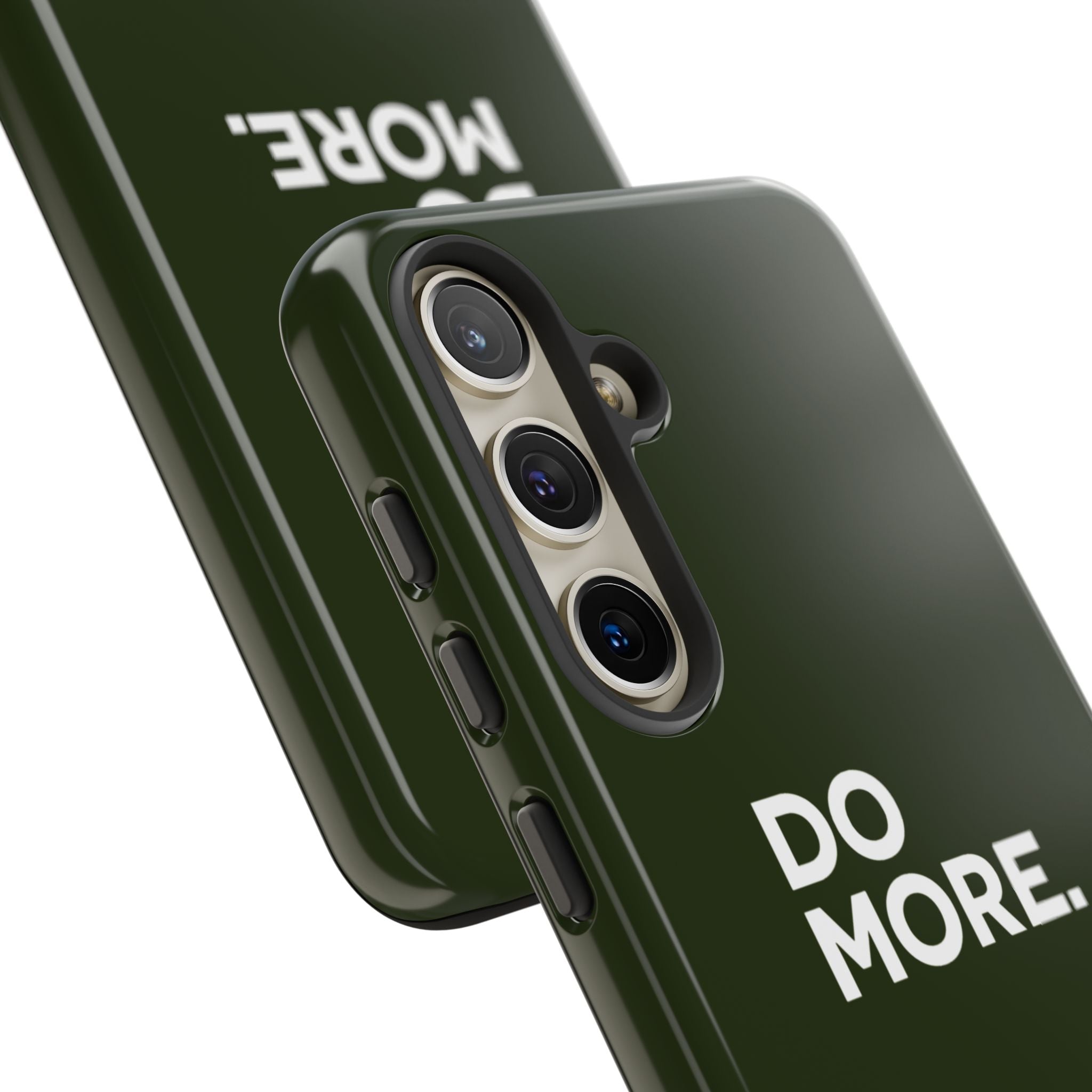 Olive Green Do More Tough Phone Case for iPhone, Galaxy, or Google Pixel