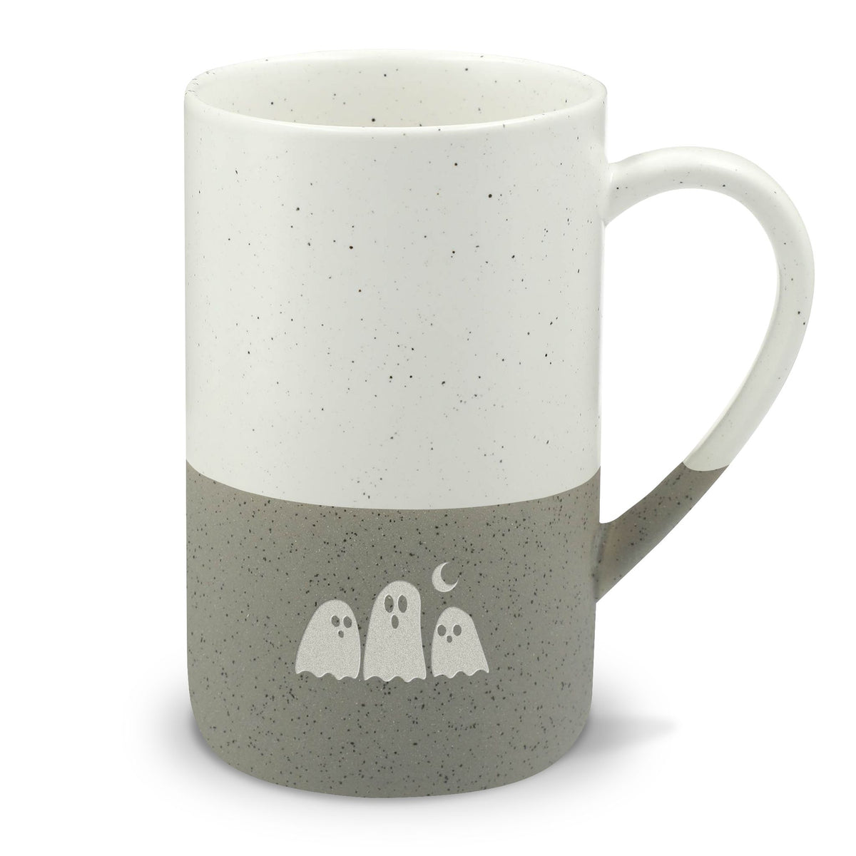 Spooky Boo Speckled Wayland Ceramic Mug, 13oz (Engraving)