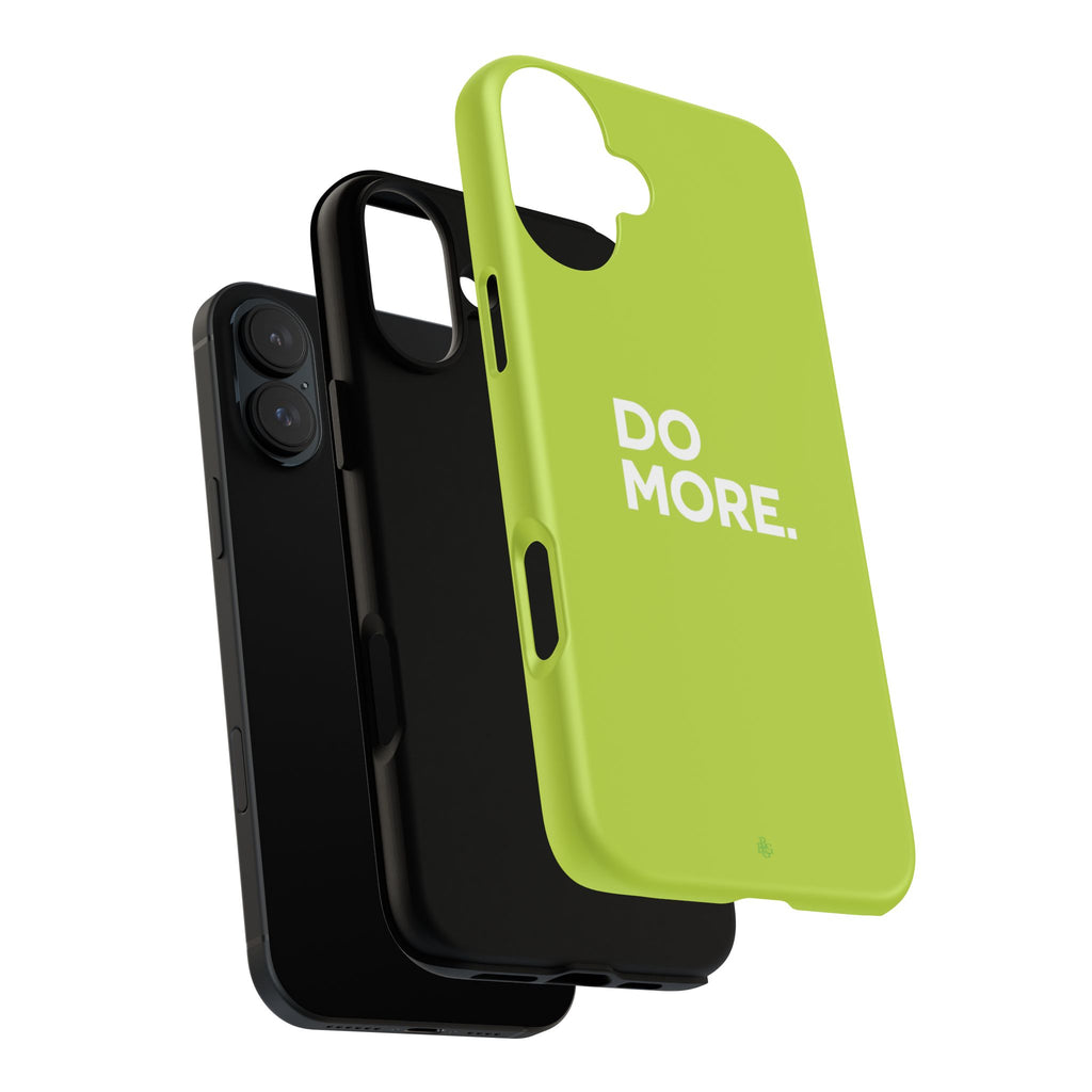 Do More (Neon Yellow) Tough Phone Case for iPhone, Galaxy or Google Pixel
