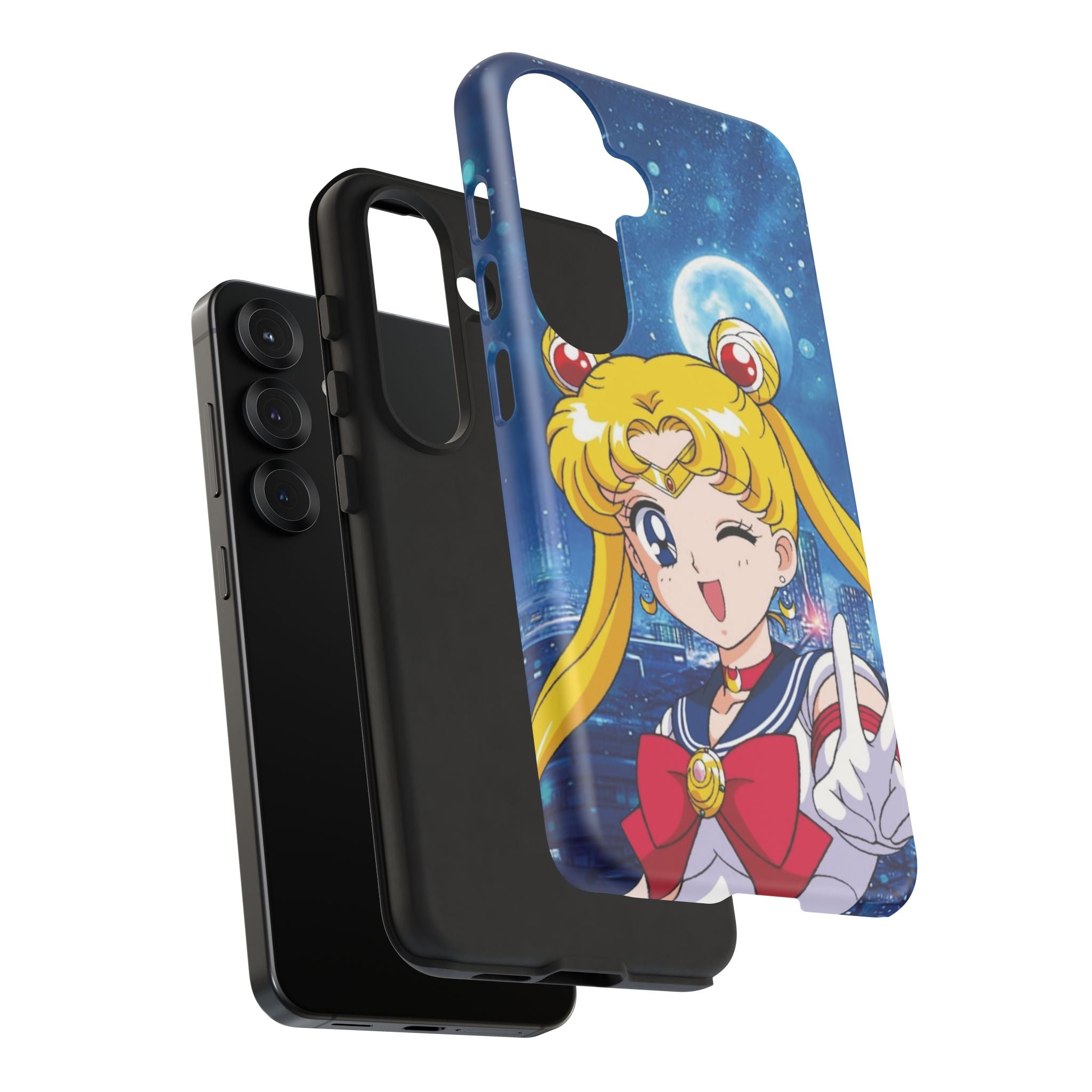 Blue S Moon Tough Case for iPhone, Galaxy, or Google Pixel
