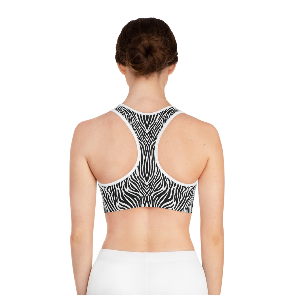 Zebra Sports Bra