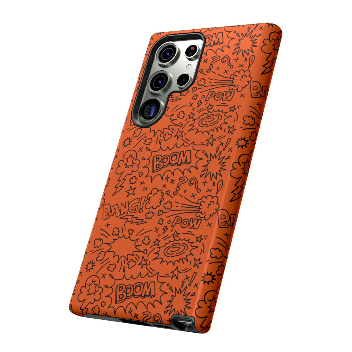 Wow Orange Tough Case for iPhone, Galaxy, or Google Pixel