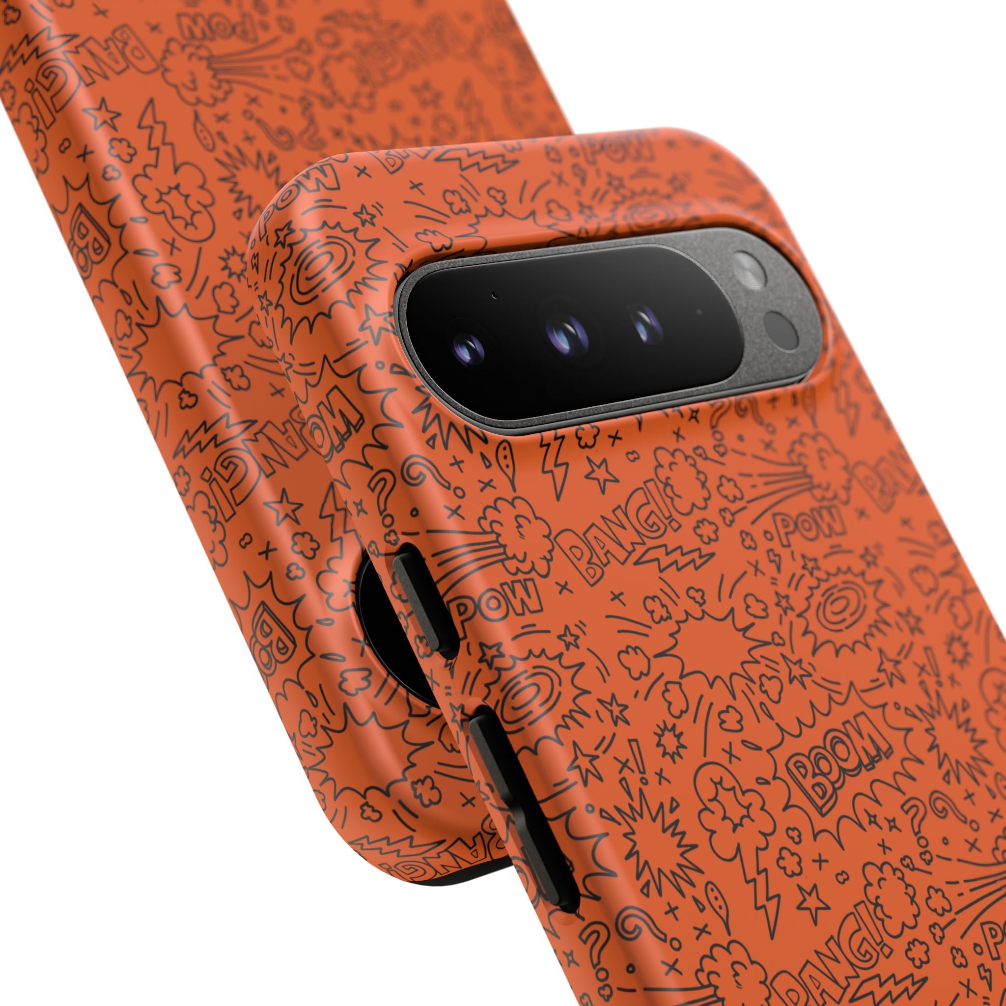 Wow Orange Tough Case for iPhone, Galaxy, or Google Pixel