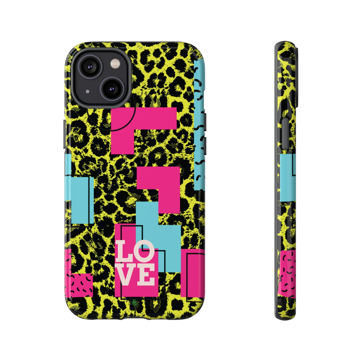 LOVE Neon Yellow RG Phone Case iPhone, Galaxy and Google Tough Cases