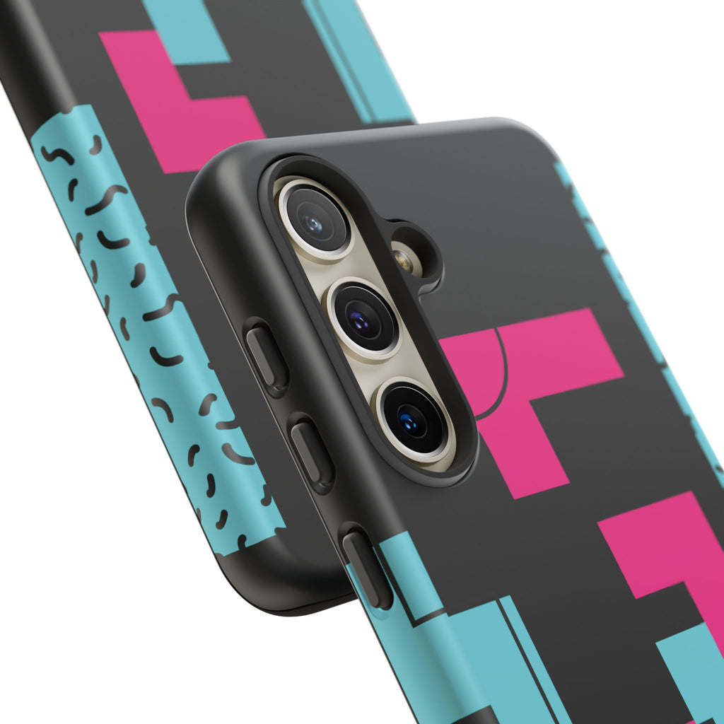Retro Blocks LOVE Tough Case for iPhone, Galaxy or Google Pixel