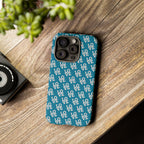 LOVE Teal Green Tough Phone Case iPhone, Galaxy, or Google Pixel