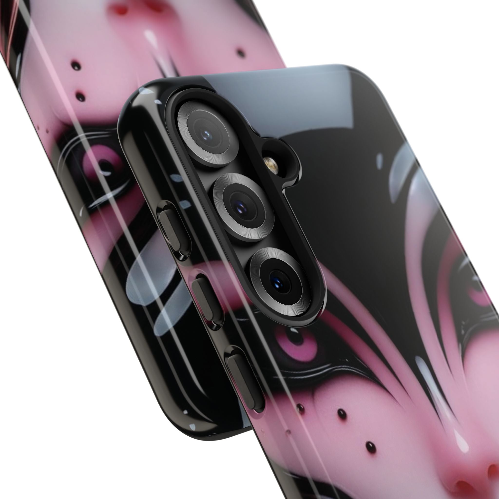 Pink Alien Tough Phone Case for iPhone, Galaxy, or Google Pixel