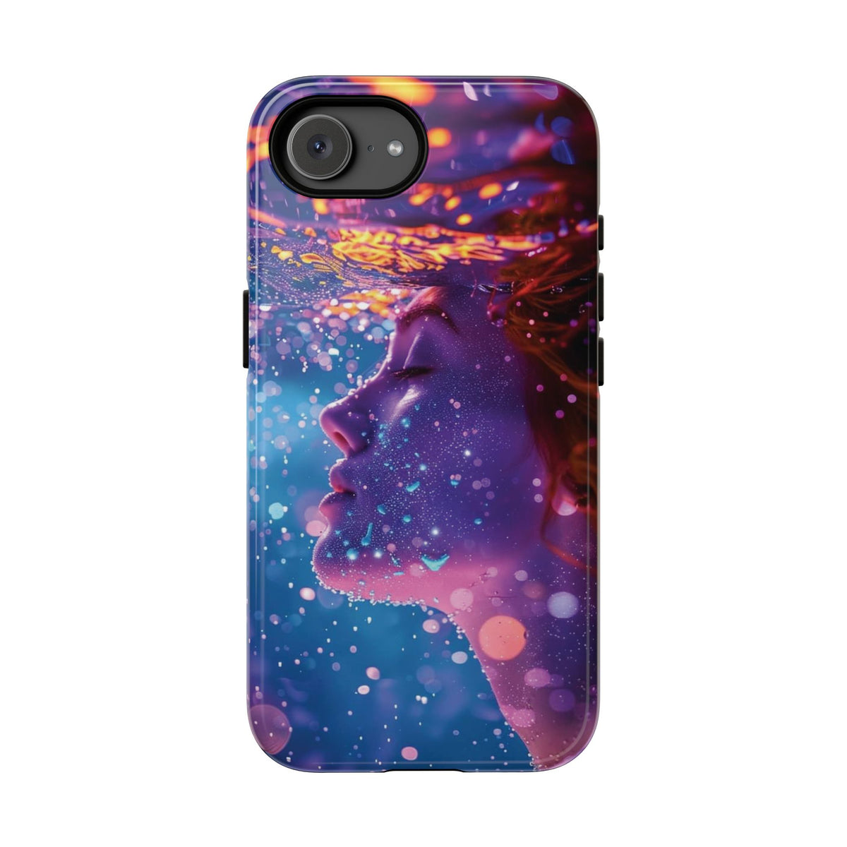 Meditating Underwater Tough Phone Case for iPhone, Galaxy, or Google Pixel