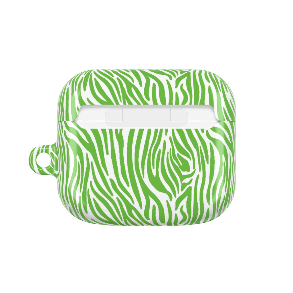 Green Zebra AirPod Cases