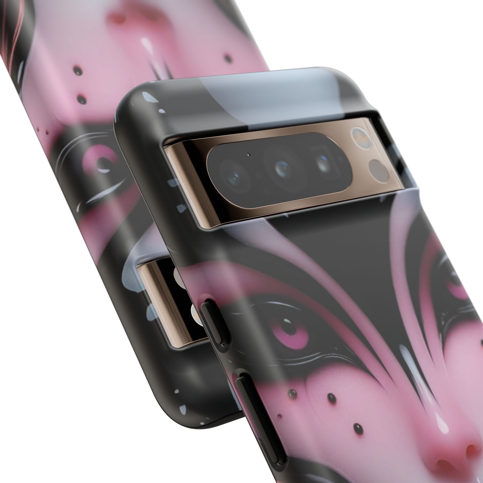 Pink Alien Tough Phone Case for iPhone, Galaxy, or Google Pixel