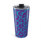 Purple Turquoise Leopard Kz Tumbler 20oz