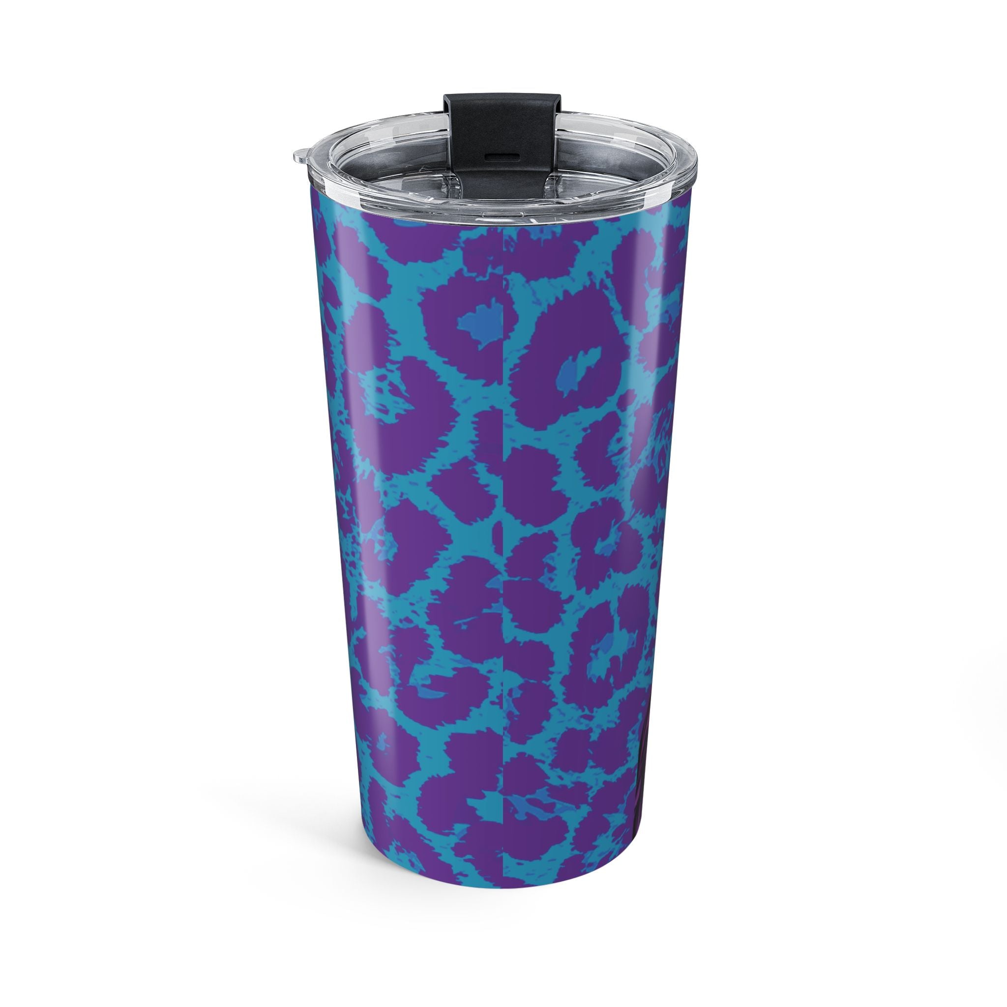 Purple Turquoise Leopard Kz Tumbler 20oz