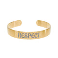 RESPECT Cuff Bracelet (Engraving)