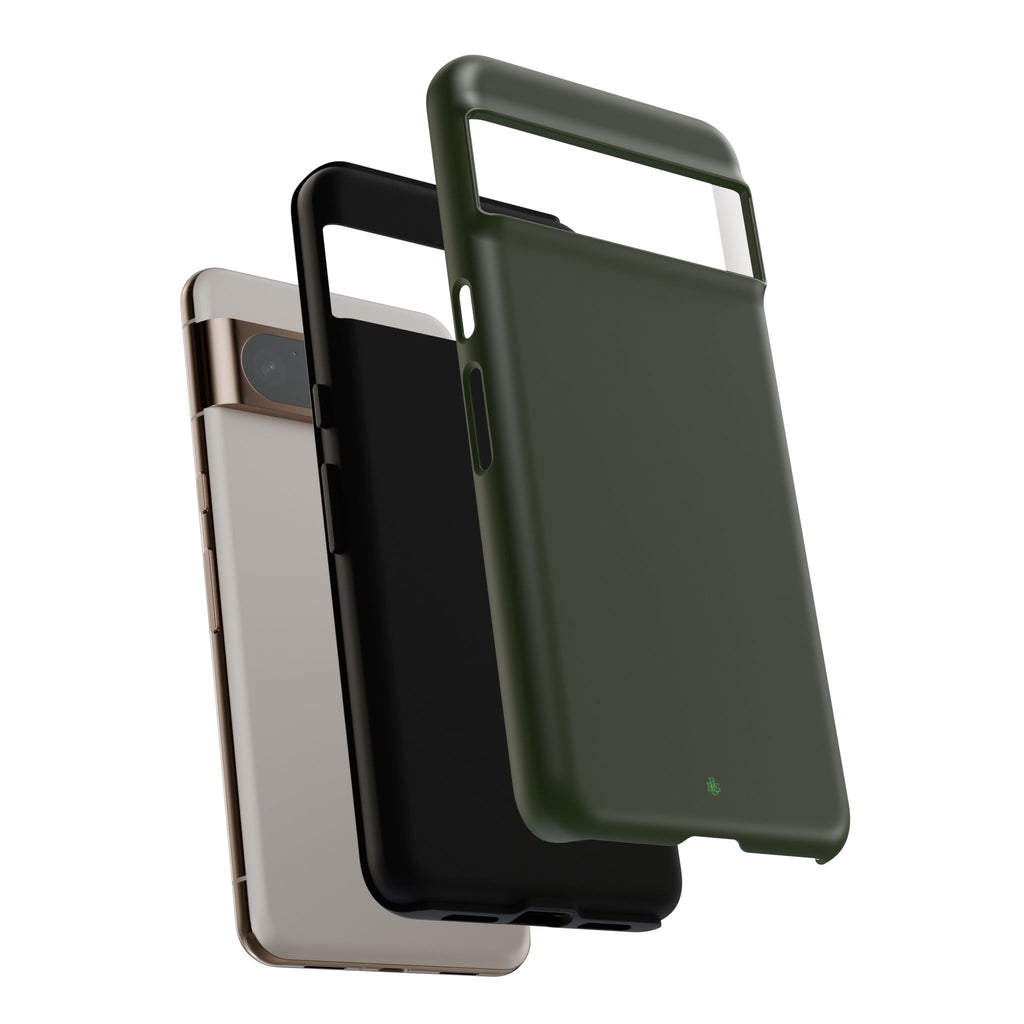 Olive Green Tough Phone Case for iPhone, Galaxy and Google Pixel