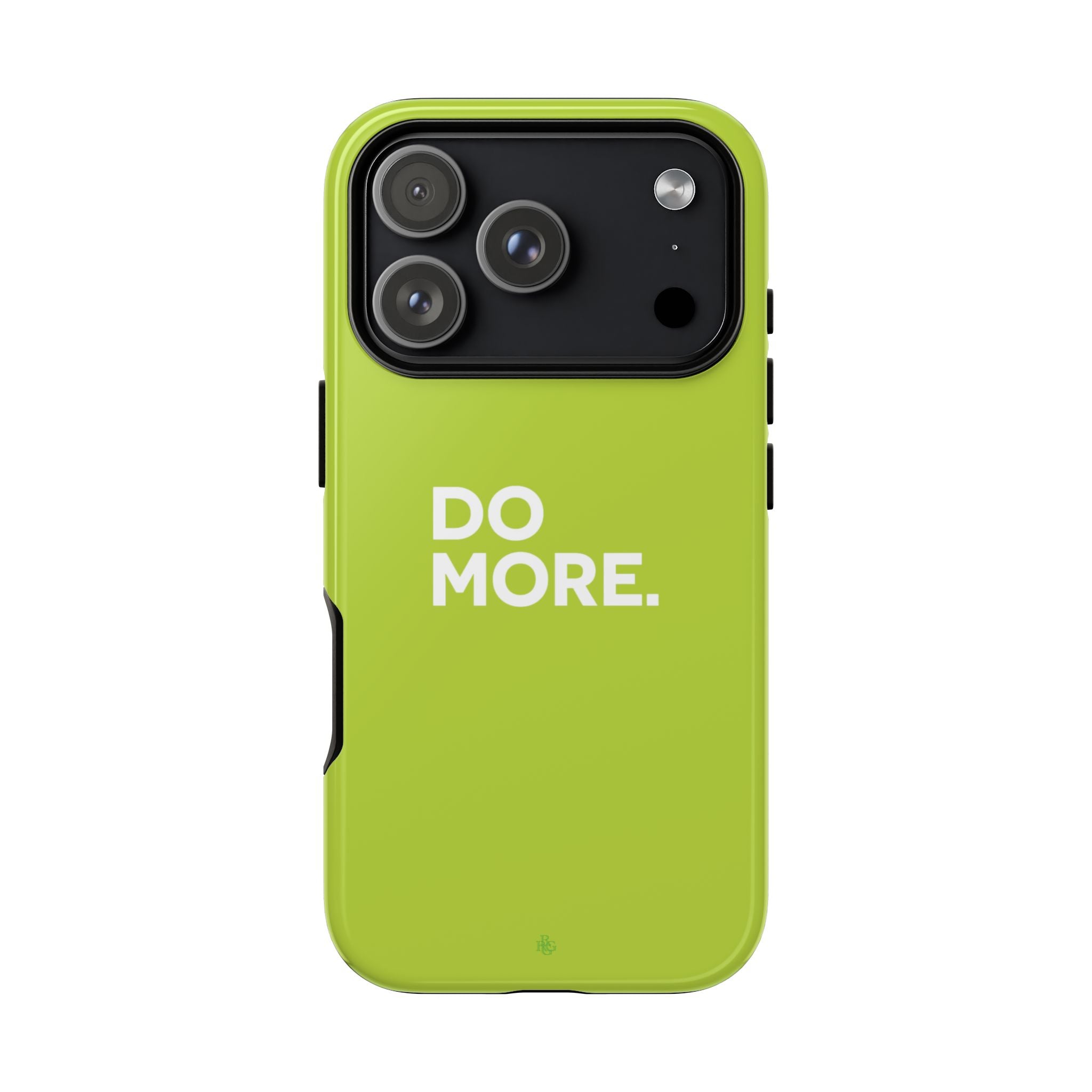 Do More (Neon Yellow) Tough Phone Case for iPhone, Galaxy or Google Pixel