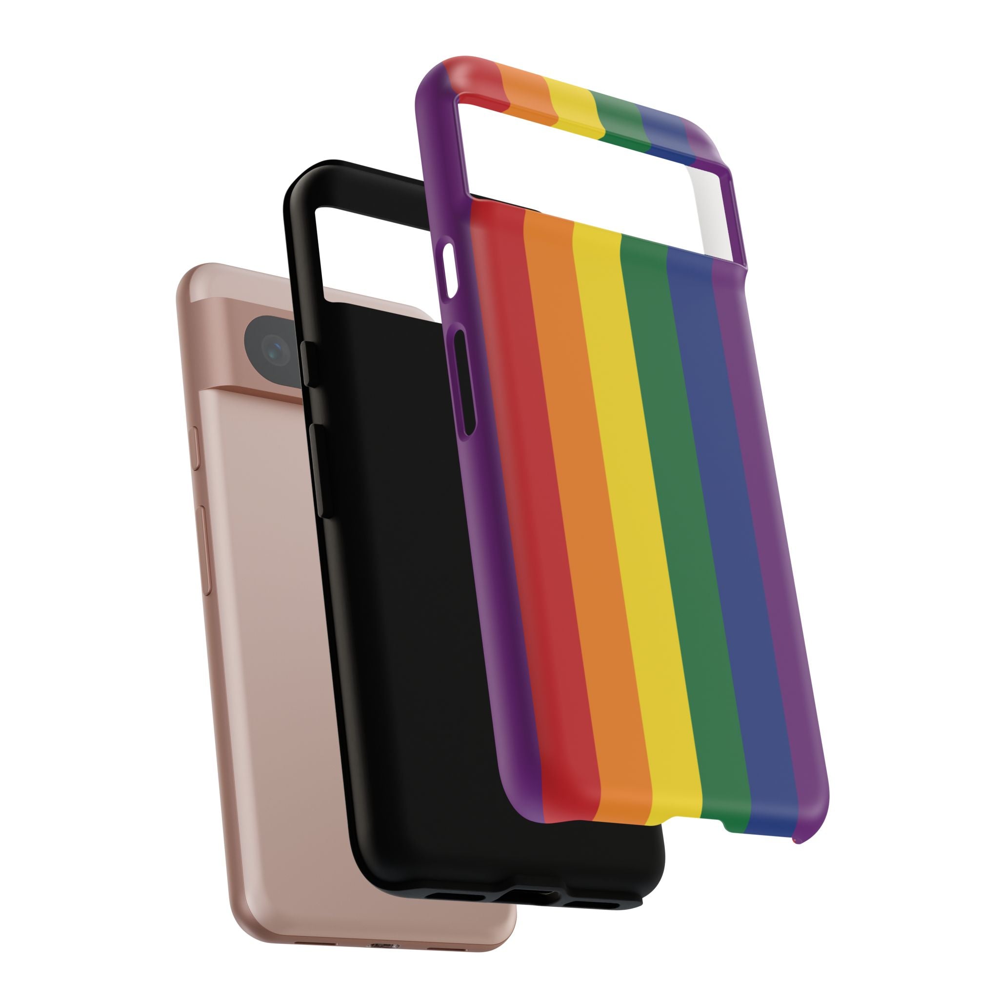 LGBTQ Rainbow Flag Tough Phone Case for iPhone, Galaxy, or Google Pixel