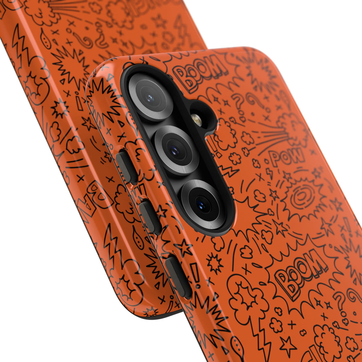 Wow Orange Tough Case for iPhone, Galaxy, or Google Pixel