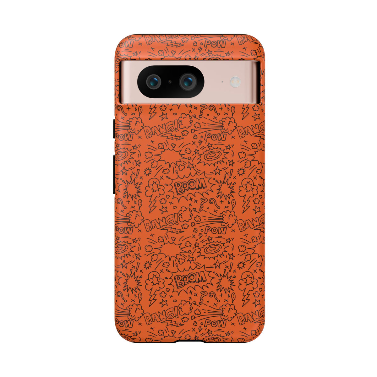 Wow Orange Tough Case for iPhone, Galaxy, or Google Pixel