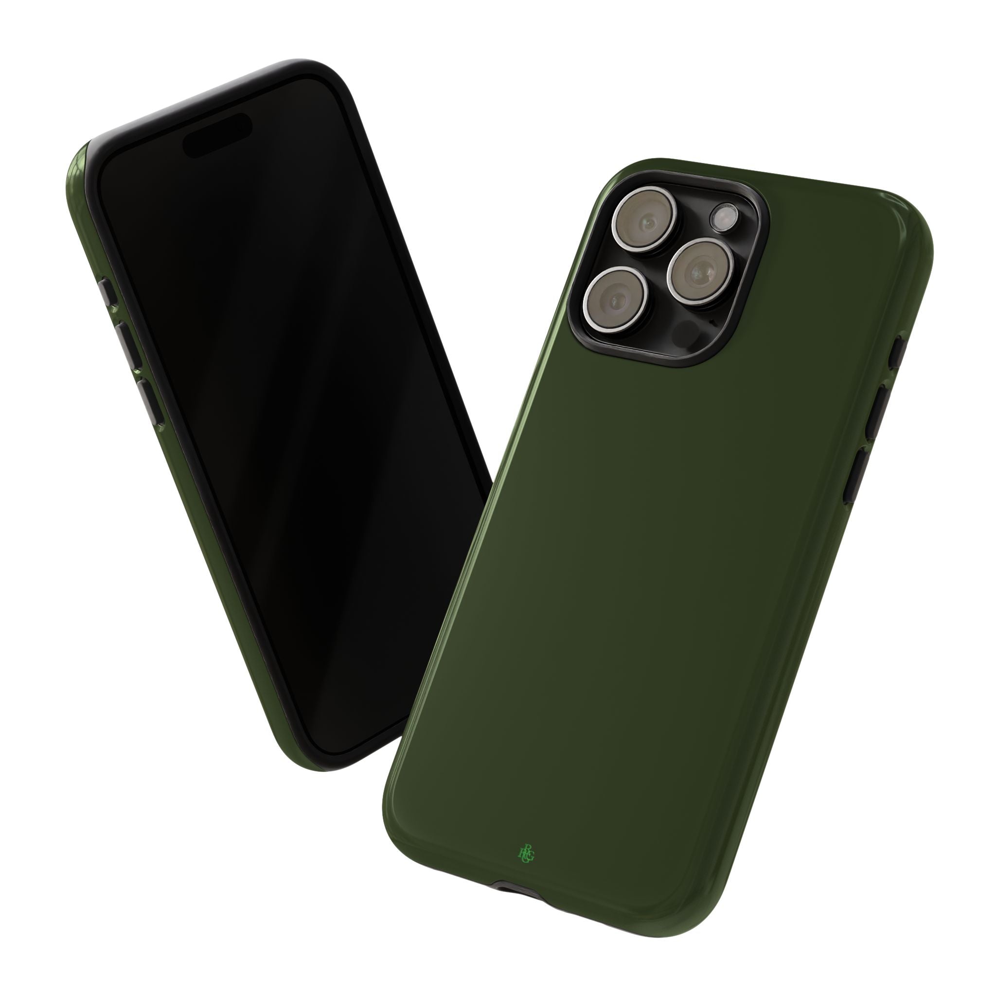 Olive Green Tough Phone Case for iPhone, Galaxy and Google Pixel