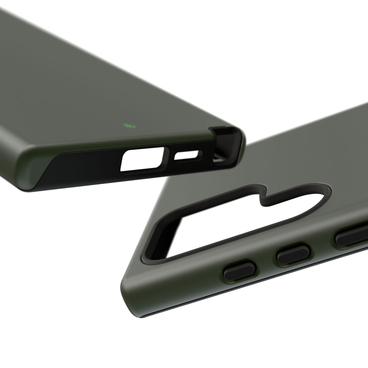 Olive Green Tough Phone Case for iPhone, Galaxy and Google Pixel