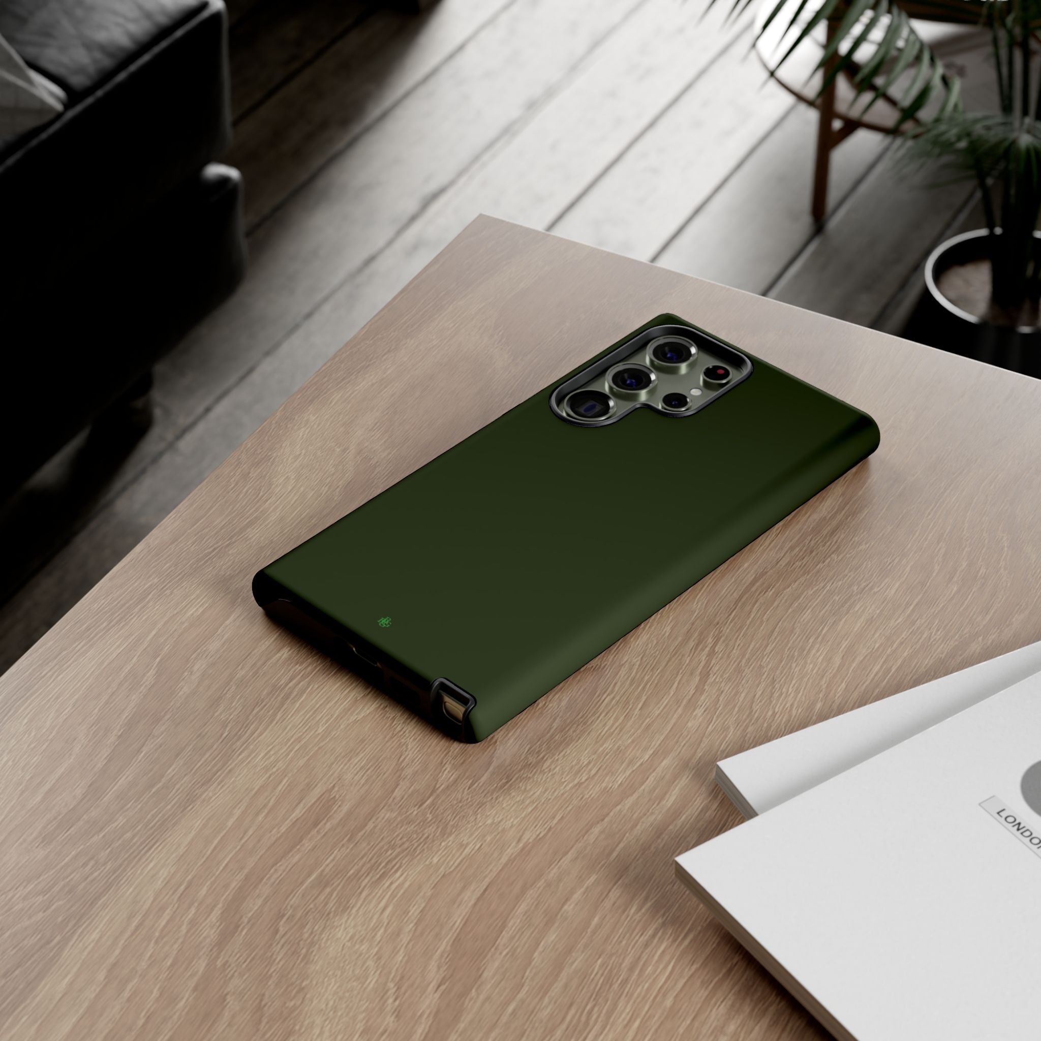 Olive Green Tough Phone Case for iPhone, Galaxy and Google Pixel