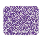Purple Leopard Print Mouse Pad