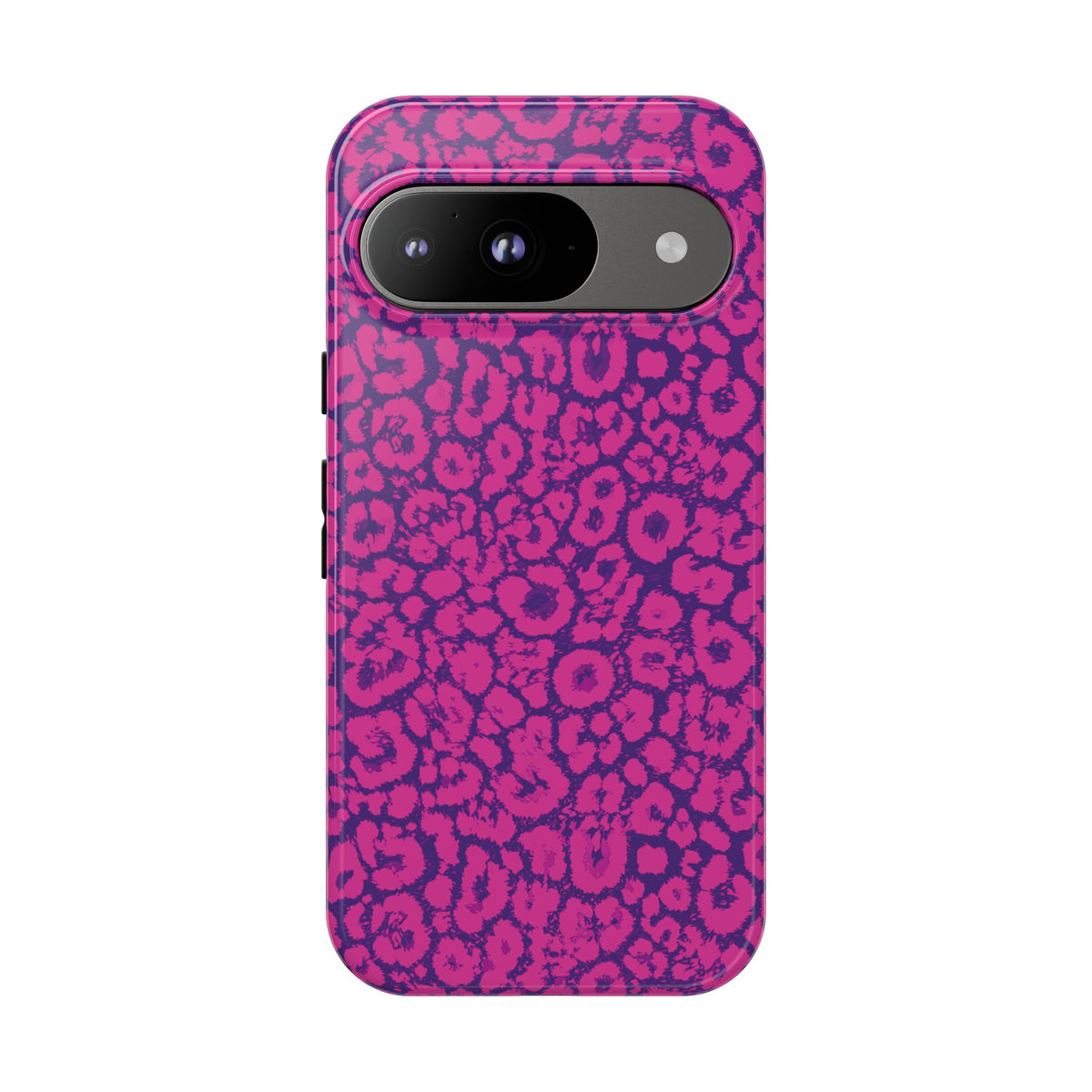 Pink Purple Leopard Tough Phone Case iPhone, Galaxy and Google Pixel