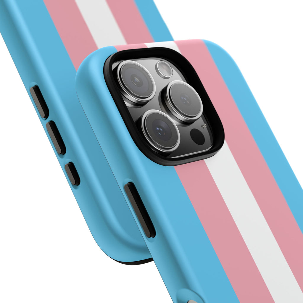 Trans Colors Tough Phone Case for iPhone, Galaxy, or Google Pixel