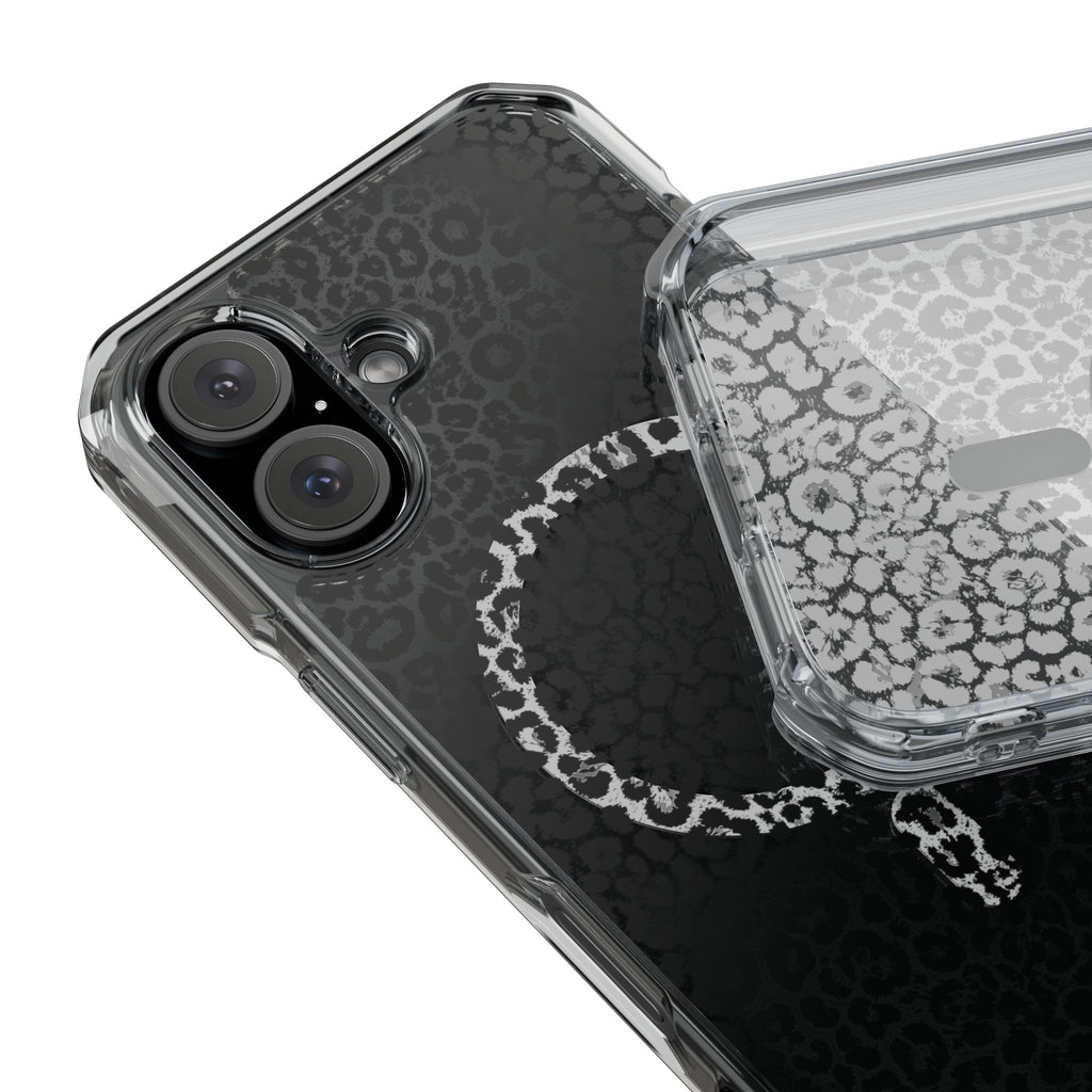 Leopard Magnetic iPhone 14, 15, 16 Series Clear Impact Cases