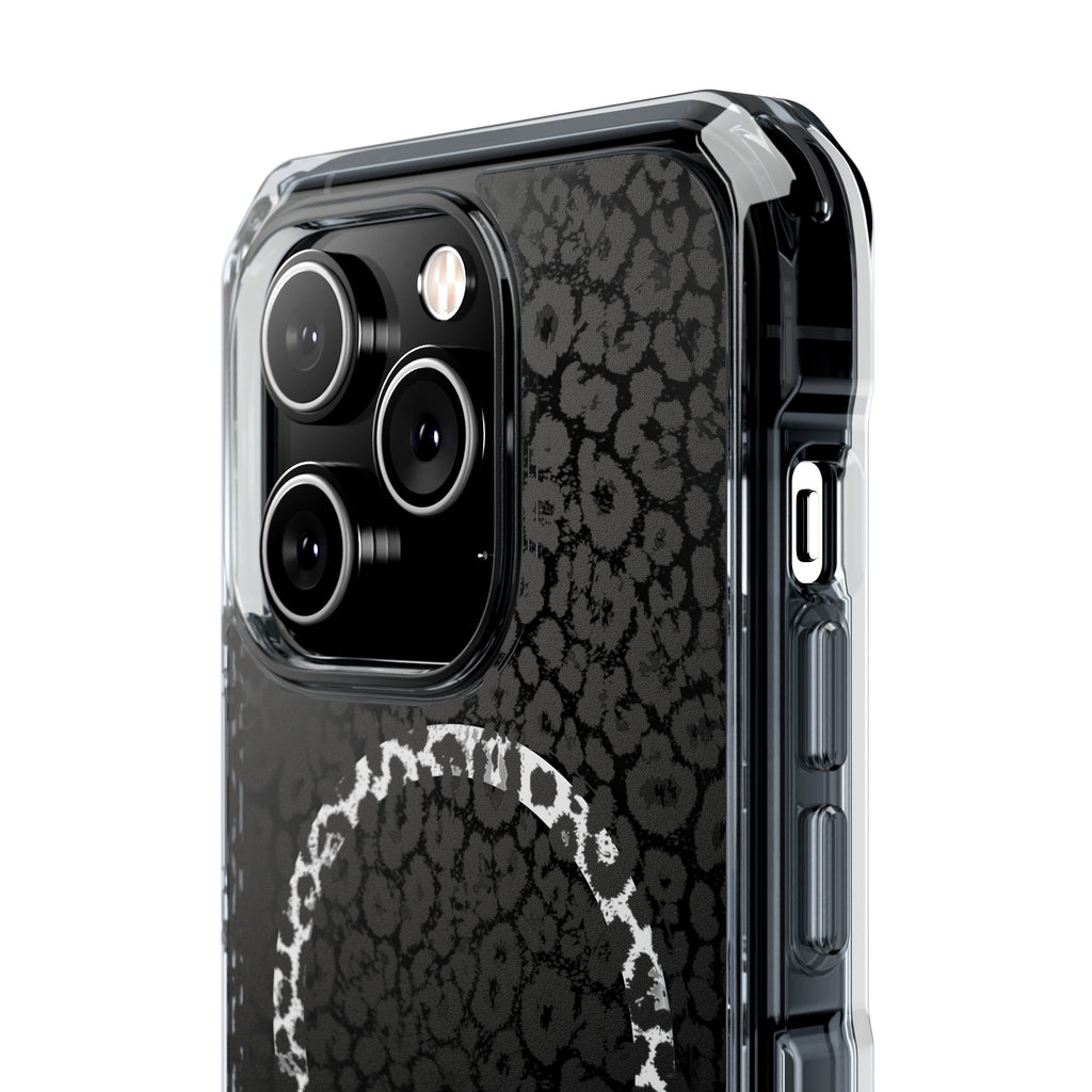 Leopard Magnetic iPhone 14, 15, 16 Series Clear Impact Cases