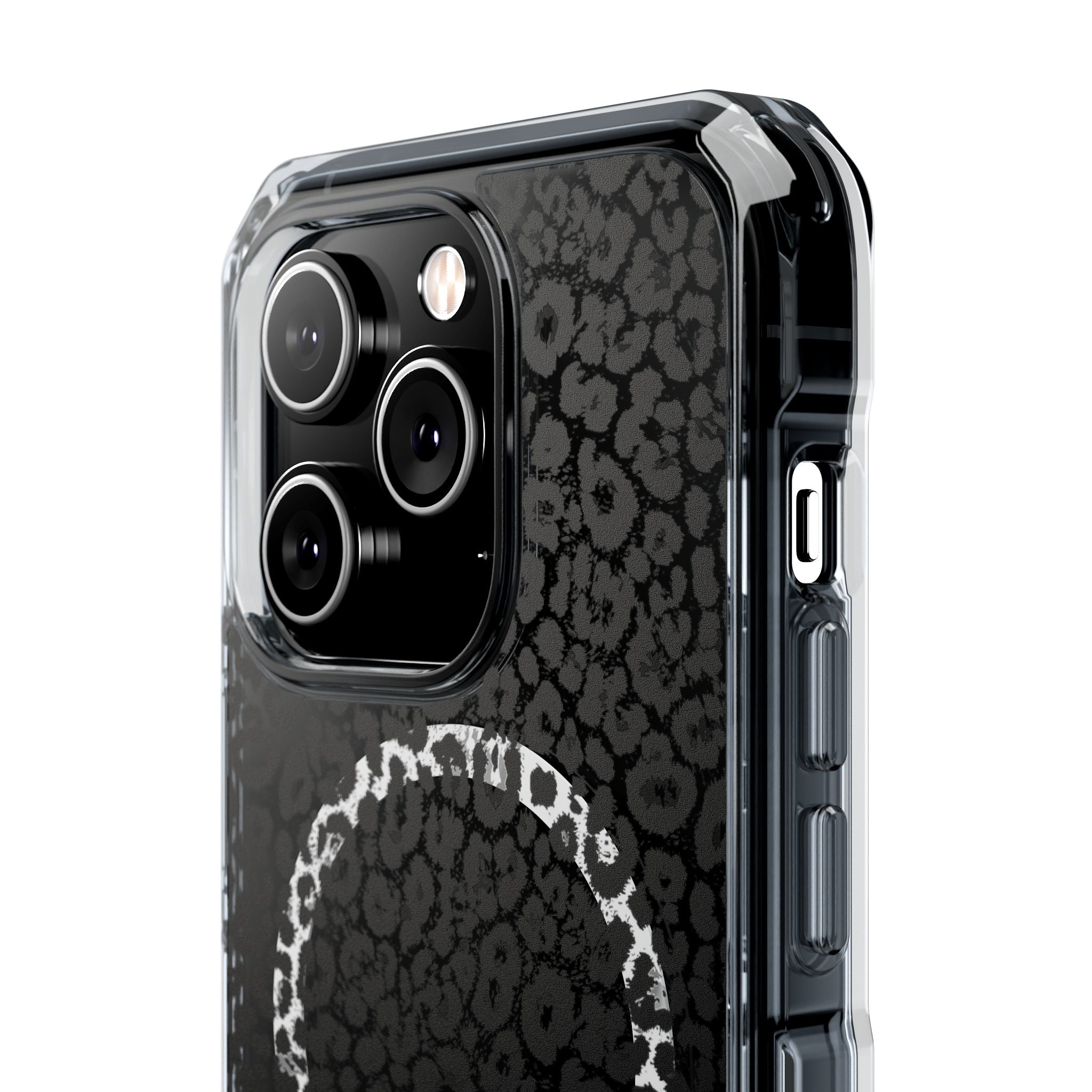 Leopard Magnetic iPhone 14, 15, 16 Series Clear Impact Cases