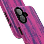 Pink Purple Wood Print Tough Phone Case iPhone, Galaxy, or Google Pixel