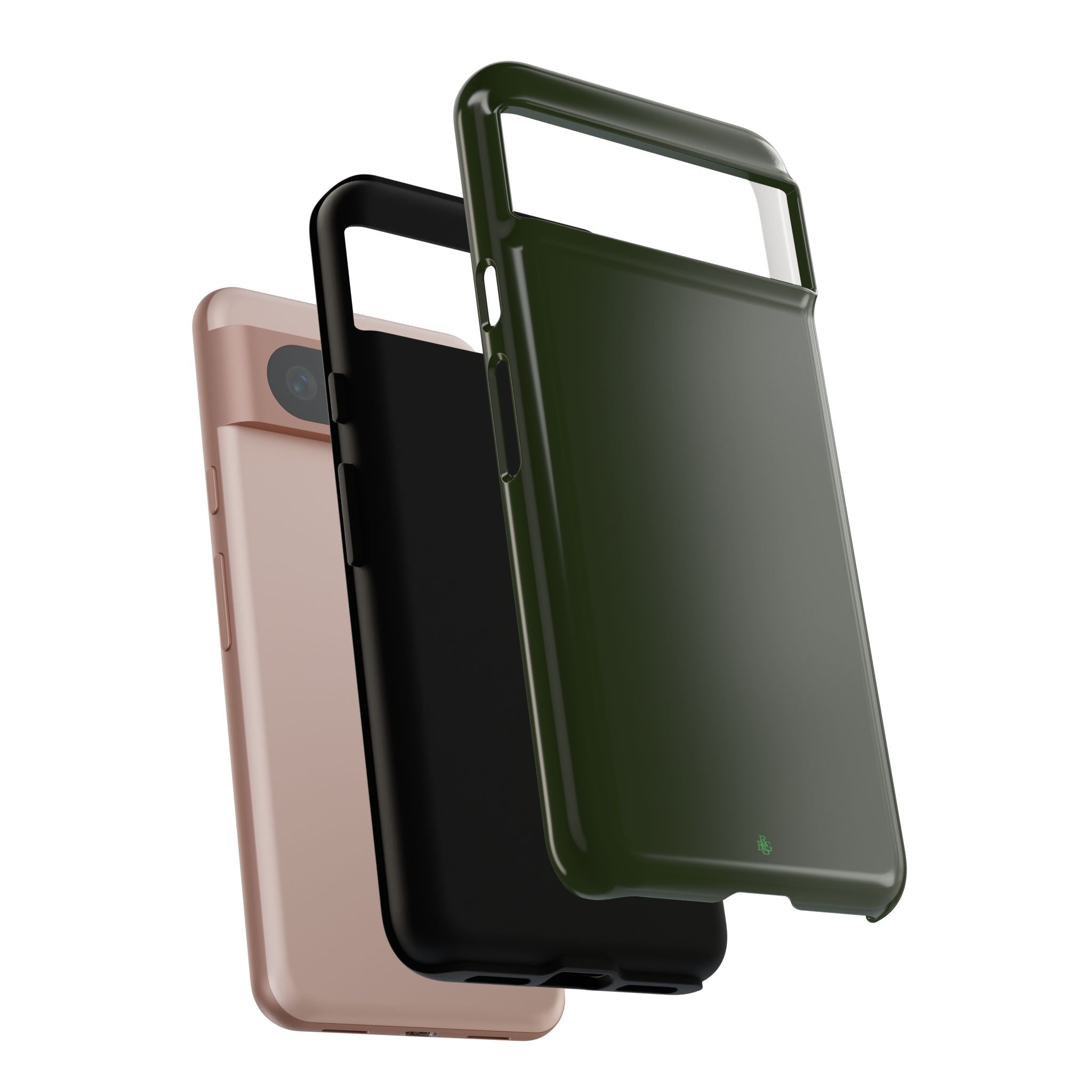 Olive Green Tough Phone Case for iPhone, Galaxy and Google Pixel