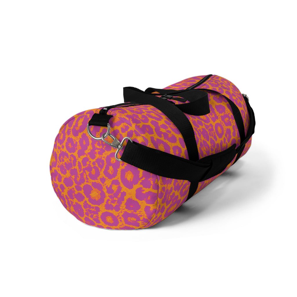 Leopard Print Duffel Bag