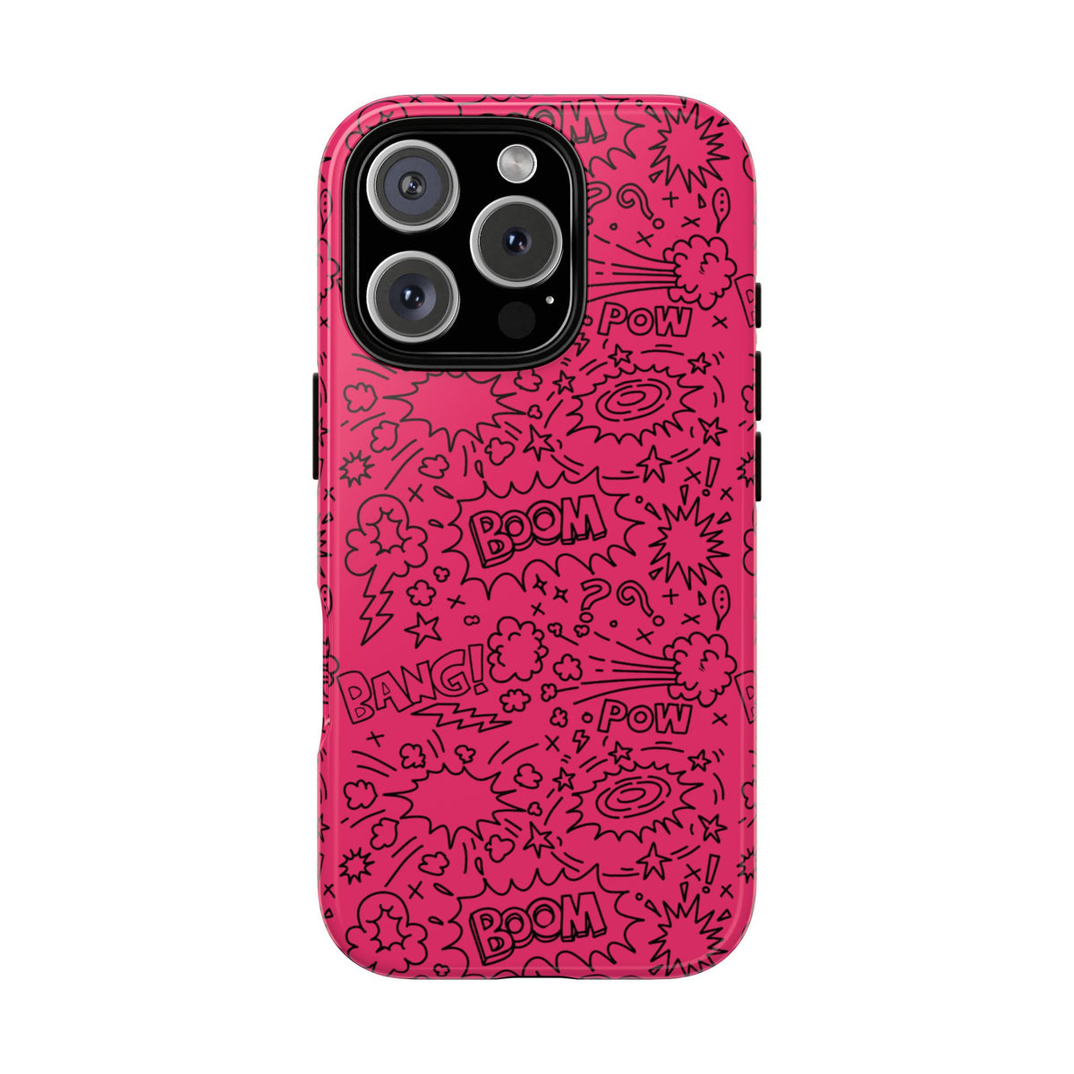 Boom Wow Tough Case for iPhone, Galaxy, or Google Pixel